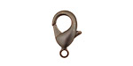 Gunmetal (plated) XL Lobster Clasp 18x11mm