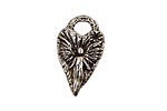 Green Girl Pewter Safe Angel Pendant 16x27mm