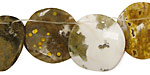 Ocean Jasper Wavy Coin Petal 17-20mm