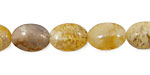 Idaho Plume Agate Flat Oval 14x10mm