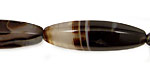 Black Sardonyx 6-Sided Rice 35x12mm