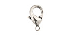 Antique Silver (plated) XL Lobster Clasp 18x11