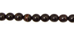 Black Coral Roundish 6mm