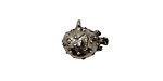 Green Girl Pewter Baby Puffer 17x14mm