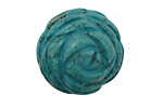 Chinese Turquoise Carved Rose 25mm