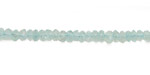 Aquamarine Faceted Rondelle 4mm