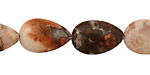 Conglomerate Jasper Flat Teardrop 16x12mm