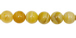 Yellow Botswana Agate Round 10mm