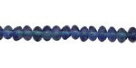 Blue Green Fluorite Tumbled Rondelle 6-7mm