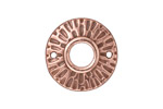 TierraCast Antique Copper (plated) Radiant Round Link 22mm