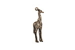 Stampt Antique Pewter (plated) Giraffe Charm 7x23mm