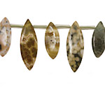 Ocean Jasper Spear Drops 8x18-28mm