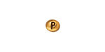 TierraCast Antique Gold (plated) Alphabet Bead