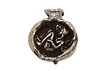 Green Girl Pewter Pomegranate Fairy 27x25mm