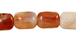 Orange Botswana Agate Thin Pillow 16x12mm
