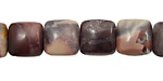 Porcelain Jasper Puff Square 12mm