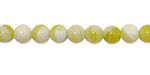 Natural Lemon Jade Round 6mm