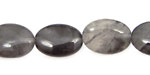 Natural Silver Quartz Flat Oval 18x13mm