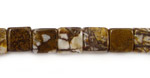 Brioche Agate Cube 8mm