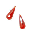 Poppy Faceted Teardrop 7x18mm