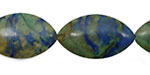China Chrysocolla Horse Eye 26x15mm