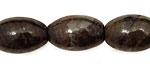 Natural Banded Hematite Rice 20x13mm