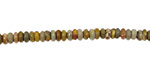 Owyhee Jasper Rondelle 4mm