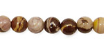 Brown Zebra Jasper Round 8mm