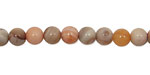 Pink Botswana Agate Round 6mm