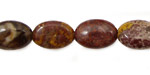 Tiger Jasper Flat Oval 14x10mm