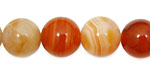 Orange Botswana Agate Round 14mm