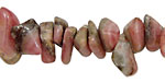 Peru Rhodochrosite Side Drilled Chips