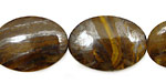 Tiger Iron Flat Oval 25x18mm