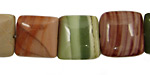Imperial Jasper Puff Square 16mm