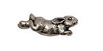 Green Girl Pewter Jumping Bunny 8x32mm