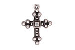 TierraCast Antique Silver (plated) Byzantine Cross Charm 20x27mm
