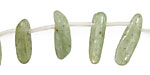 Green Kyanite Spear Drop 4x12-7x34mm