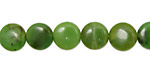 China Chrysoprase Puff Coin 10mm
