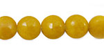 Yellow Jasper Puff Coin 12mm