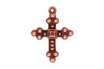 TierraCast Antique Copper (plated) Byzantine Cross Charm 20x27mm