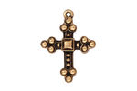 TierraCast Antique Gold (plated) Byzantine Cross Charm 20x27mm