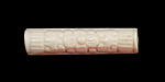 Pink Shell Carved Tube 33x10mm