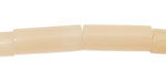 Peach Jade Tube 22x8mm
