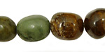 Petrified Green Opal Tumbled Nugget 18-20x13mm