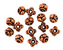 Antique Copper Beaded Rondelle 5x8mm
