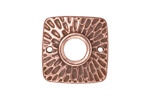 TierraCast Antique Copper (plated) Radiant Square Link 22mm