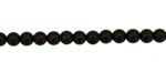 Black Tourmaline Irregular Round 5mm
