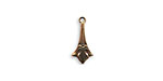 Vintaj Natural Brass Fleur De Lis Drop 7x15mm