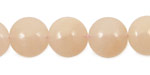 Peach Jade (nat.) Puff Coin 14mm