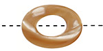 Mother of Pearl Oval Drilled Donut 30x22mm